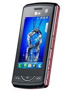 Best available price of LG KB775 Scarlet in Costarica